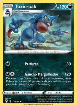 Carta Toxicroak (110/195) do set Tempestade Prateada — Pokémon TCG | Bynx