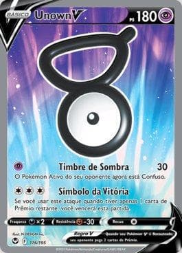 Carta Unown-V (176/195) do set Tempestade Prateada — Pokémon TCG | Bynx