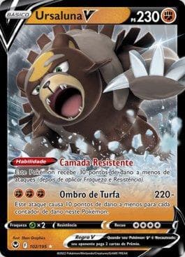 Carta Ursaluna-V (102/195) do set Tempestade Prateada — Pokémon TCG | Bynx