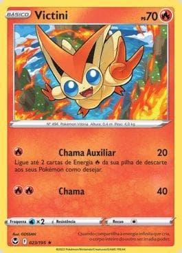 Carta Victini (023/195) do set Tempestade Prateada — Pokémon TCG | Bynx