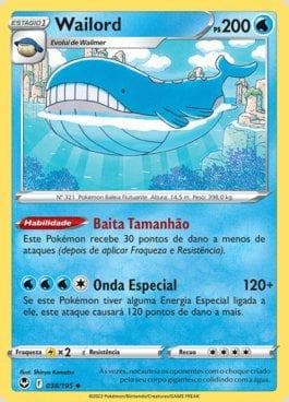 Carta Wailord (038/195) do set Tempestade Prateada — Pokémon TCG | Bynx
