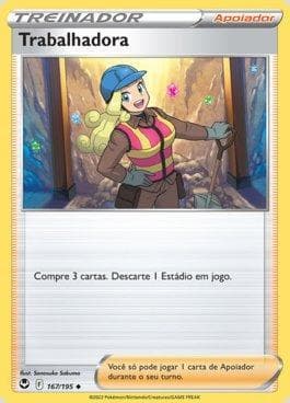 Carta Worker (167/195) do set Tempestade Prateada — Pokémon TCG | Bynx