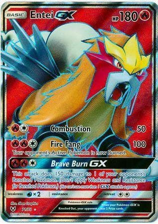 Carta Entei-GX (71/73) do set Lendas Luminescentes — Pokémon TCG | Bynx