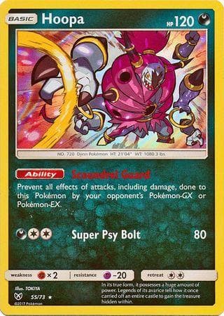 Carta Hoopa (55/73) do set Lendas Luminescentes — Pokémon TCG | Bynx