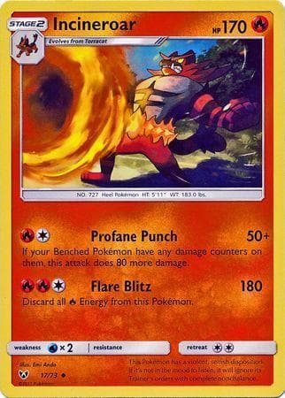 Incineroar (17/73) — Lendas Luminescentes