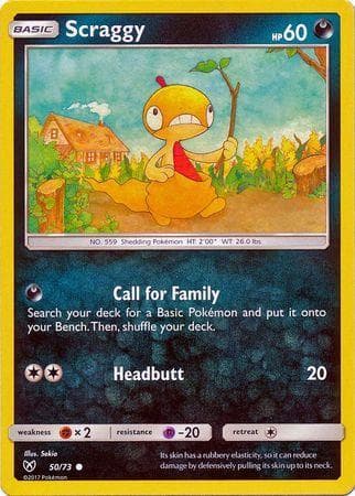 Carta Scraggy (50/73) do set Lendas Luminescentes — Pokémon TCG | Bynx