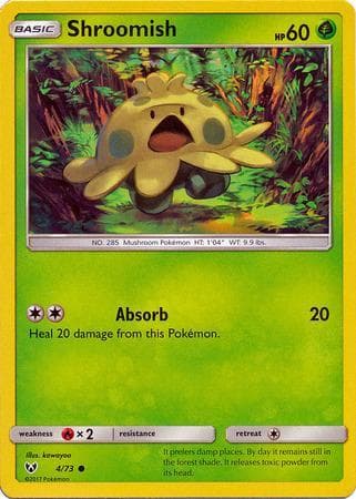 Carta Shroomish (4/73) do set Lendas Luminescentes — Pokémon TCG | Bynx