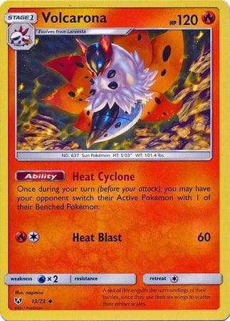 Carta Volcarona (13/73) do set Lendas Luminescentes — Pokémon TCG | Bynx