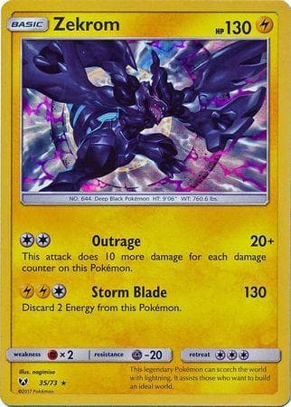 Carta Zekrom (35/73) do set Lendas Luminescentes — Pokémon TCG | Bynx