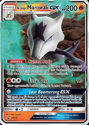 Alolan Marowak-GX — Sol e Lua Promos