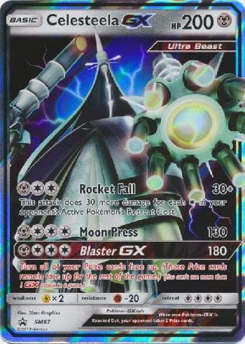 Carta Celesteela-GX do set Sol e Lua Promos — Pokémon TCG | Bynx