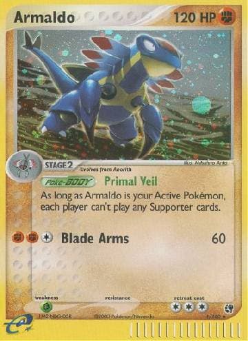 Carta Armaldo (1/100) do set Sandstorm — Pokémon TCG | Bynx