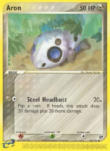 Carta Aron (56/100) do set Sandstorm — Pokémon TCG | Bynx