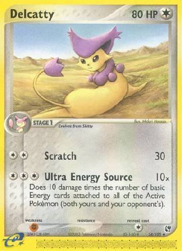 Carta Delcatty (34/100) do set Sandstorm — Pokémon TCG | Bynx