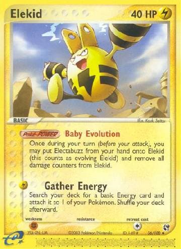 Carta Elekid (36/100) do set Sandstorm — Pokémon TCG | Bynx
