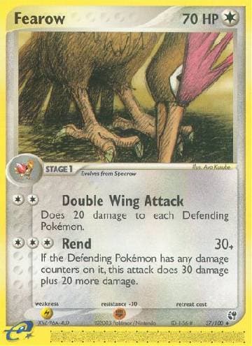 Carta Fearow (37/100) do set Sandstorm — Pokémon TCG | Bynx