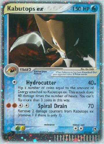 Carta Kabutops ex (97/100) do set Sandstorm — Pokémon TCG | Bynx