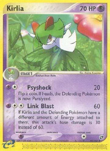 Carta Kirlia (40/100) do set Sandstorm — Pokémon TCG | Bynx