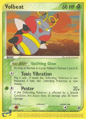 Carta Volbeat (53/100) do set Sandstorm — Pokémon TCG | Bynx