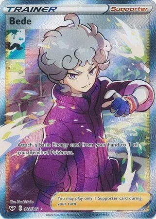 Carta Bede (199/202) do set Espada e Escudo — Pokémon TCG | Bynx