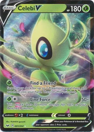 Carta Celebi-V (1/202) do set Espada e Escudo — Pokémon TCG | Bynx