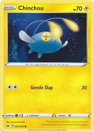 Carta Chinchou (67/202) do set Espada e Escudo — Pokémon TCG | Bynx