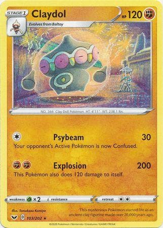 Carta Claydol (103/202) do set Espada e Escudo — Pokémon TCG | Bynx