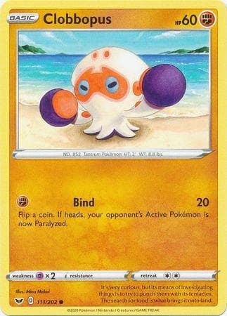 Carta Clobbopus (111/202) do set Espada e Escudo — Pokémon TCG | Bynx