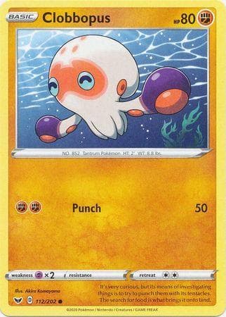 Carta Clobbopus (112/202) do set Espada e Escudo — Pokémon TCG | Bynx