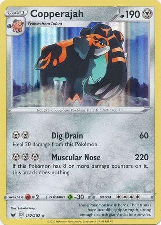 Carta Copperajah (137/202) do set Espada e Escudo — Pokémon TCG | Bynx