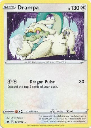 Carta Drampa (149/202) do set Espada e Escudo — Pokémon TCG | Bynx