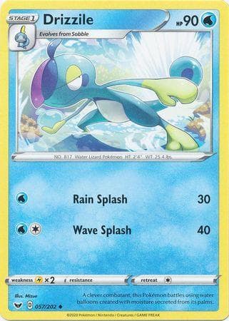 Carta Drizzile (57/202) do set Espada e Escudo — Pokémon TCG | Bynx