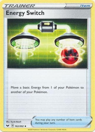 Carta Energy Switch (162/202) do set Espada e Escudo — Pokémon TCG | Bynx