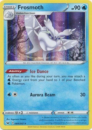 Carta Frosmoth (64/202) do set Espada e Escudo — Pokémon TCG | Bynx