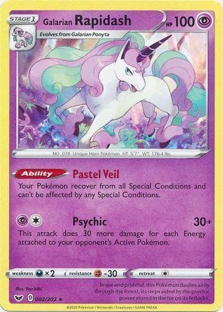 Galarian Rapidash (82/202) — Espada e Escudo