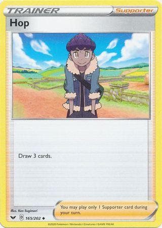 Carta Hop (165/202) do set Espada e Escudo — Pokémon TCG | Bynx