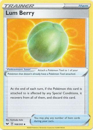 Carta Lum Berry (168/202) do set Espada e Escudo — Pokémon TCG | Bynx
