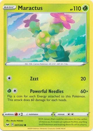Carta Maractus (7/202) do set Espada e Escudo — Pokémon TCG | Bynx