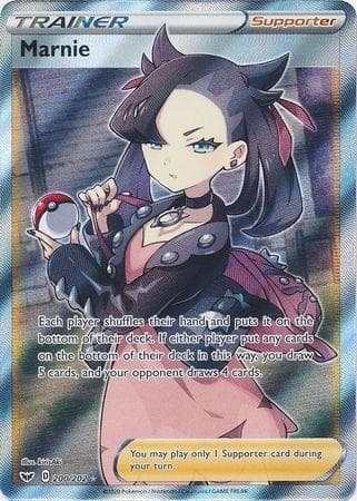 Carta Marnie (200/202) do set Espada e Escudo — Pokémon TCG | Bynx