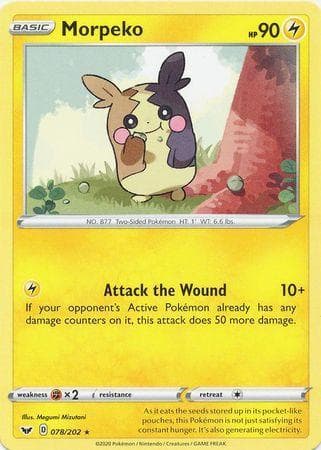 Carta Morpeko (78/202) do set Espada e Escudo — Pokémon TCG | Bynx