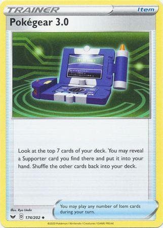Carta Pokegear 3.0 (174/202) do set Espada e Escudo — Pokémon TCG | Bynx