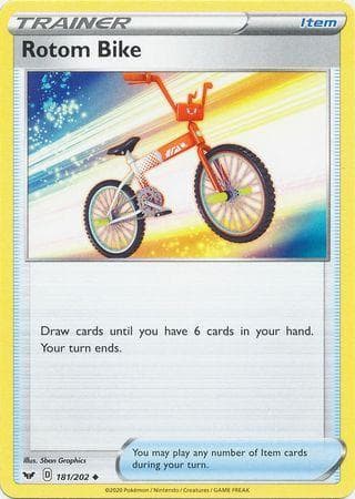 Carta Rotom Bike (181/202) do set Espada e Escudo — Pokémon TCG | Bynx