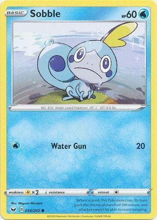 Carta Sobble (54/202) do set Espada e Escudo — Pokémon TCG | Bynx