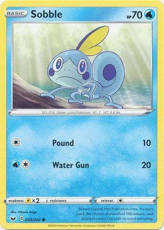 Carta Sobble (55/202) do set Espada e Escudo — Pokémon TCG | Bynx