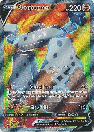 Carta Stonjourner-V (193/202) do set Espada e Escudo — Pokémon TCG | Bynx