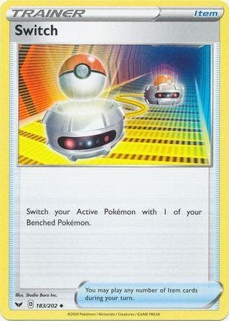 Carta Switch (183/202) do set Espada e Escudo — Pokémon TCG | Bynx