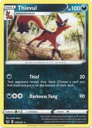 Thievul (126/202) — Espada e Escudo