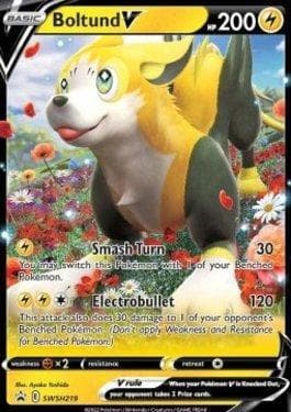 Carta Boltund-V (SWSH219/71) do set Espada e Escudo Promos — Pokémon TCG | Bynx