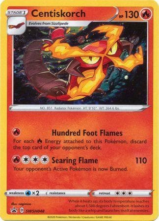 Carta Centiskorch (SWSH048/71) do set Espada e Escudo Promos — Pokémon TCG | Bynx