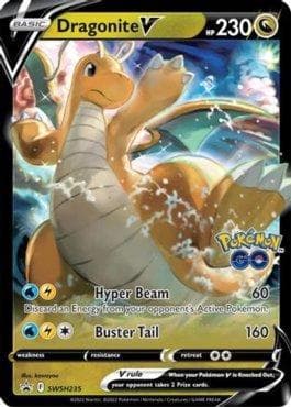 Carta Dragonite-V (SWSH235/71) do set Espada e Escudo Promos — Pokémon TCG | Bynx